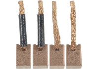 Carbon brush, starter motor