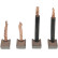 Carbon brush, starter motor