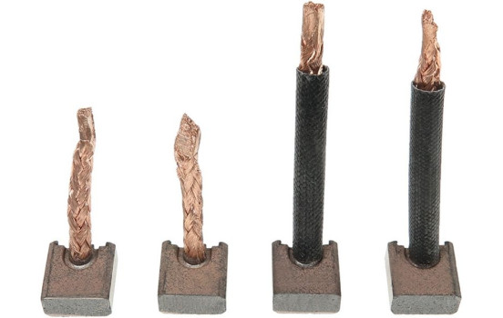Carbon brush, starter motor