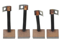 Carbon brush, starter motor