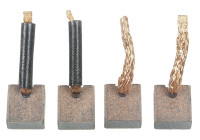 Carbon brush, starter motor