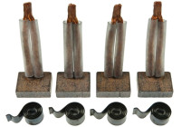 Carbon brush, starter motor
