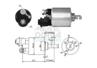 Contactor, starter motor