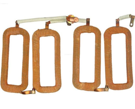 Exciter winding, starter