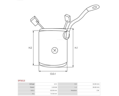 Exciter winding, starter, Image 3