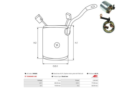 Exciter winding, starter, Image 3