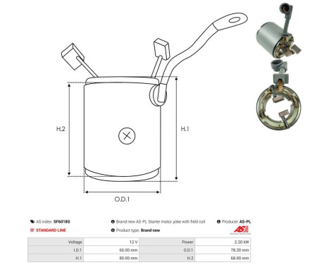 Exciter winding, starter, Image 3