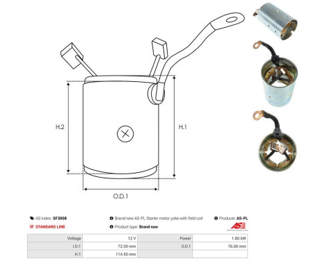 Exciter winding, starter, Image 4