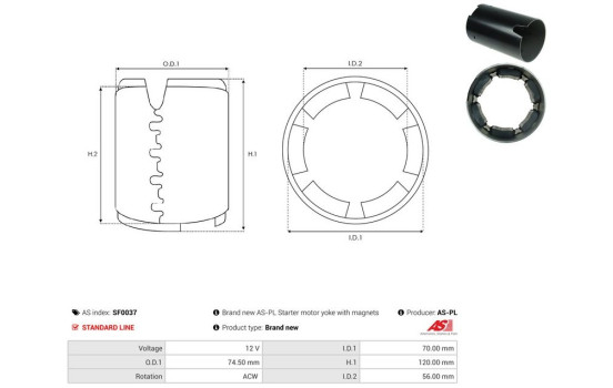 Exciter winding, starter, Image 3