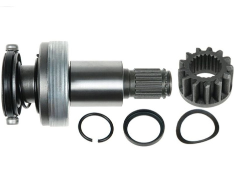 Free wheel drive, starter