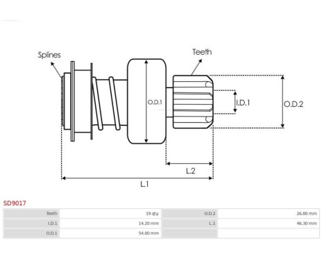 Free wheel drive, starter, Image 6
