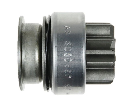 Free wheel drive, starter