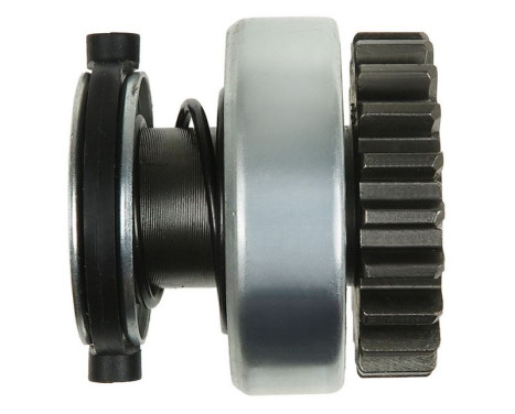 Free wheel drive, starter