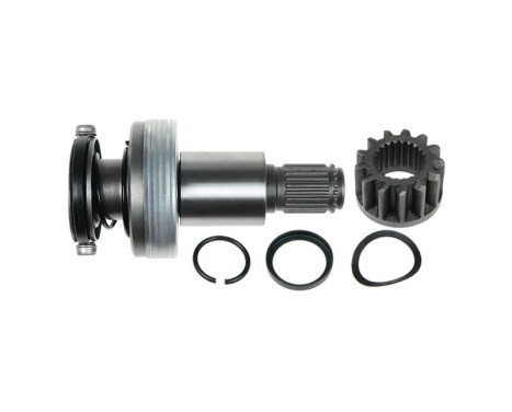Free wheel drive, starter