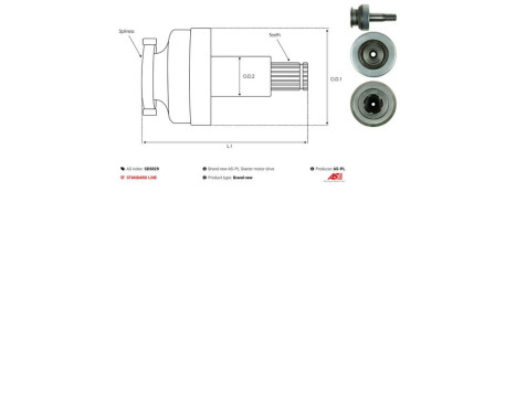 Free wheel drive, starter, Image 5