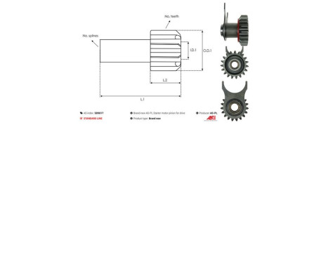 Free wheel drive, starter, Image 4