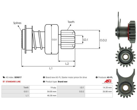 Free wheel drive, starter, Image 5