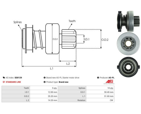 Free wheel drive, starter, Image 4