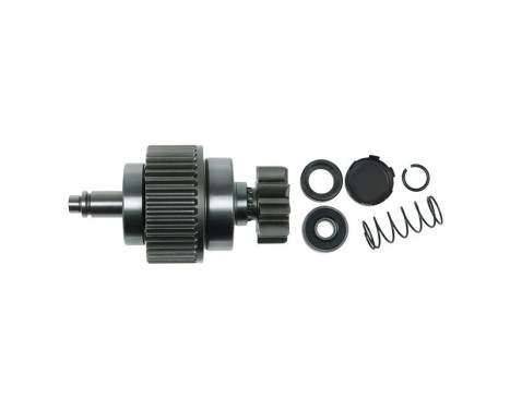 Free wheel drive, starter