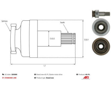 Free wheel drive, starter, Image 5