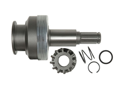 Free wheel drive, starter