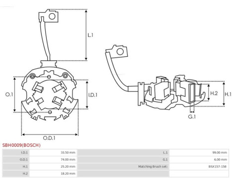 Holder, carbon brush, Image 2