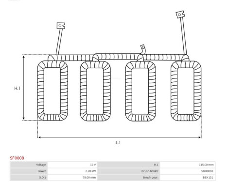 Holder, carbon brush, Image 2