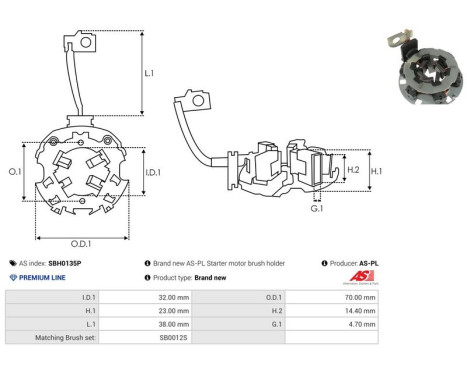 Holder, carbon brush, Image 2