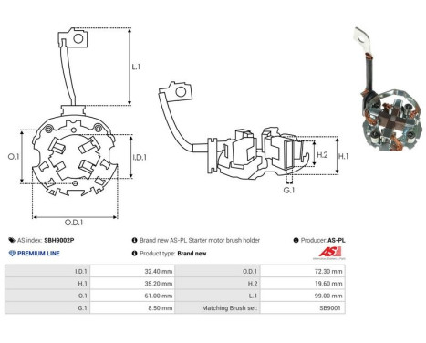 Holder, carbon brush, Image 2