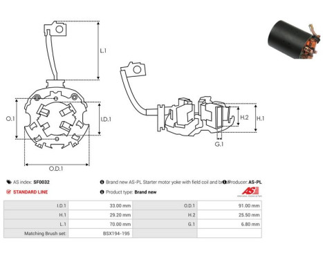 Holder, carbon brush, Image 2