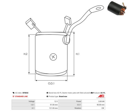 Holder, carbon brush, Image 3