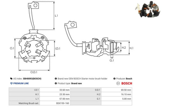 Holder, carbon brush, Image 2
