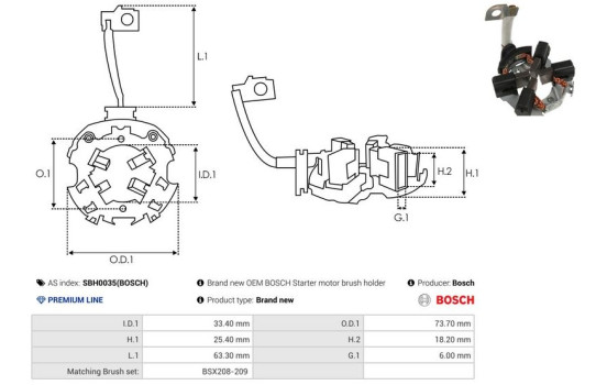 Holder, carbon brush, Image 2