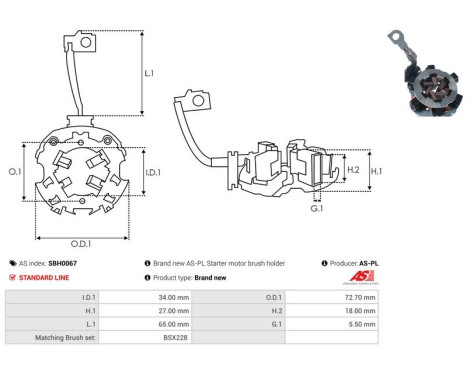 Holder, carbon brush, Image 2
