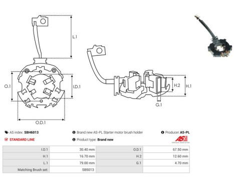 Holder, carbon brush, Image 2