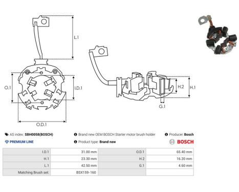 Holder, carbon brush, Image 2
