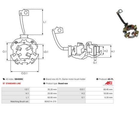 Holder, carbon brush, Image 2