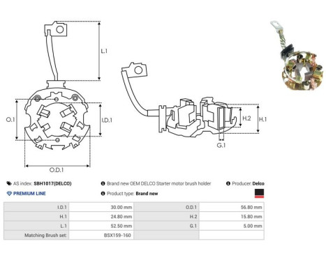 Holder, carbon brush, Image 2