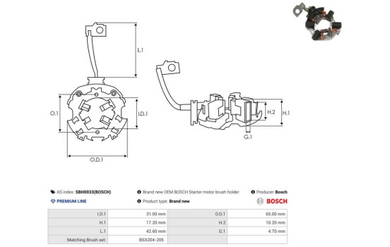 Holder, carbon brush, Image 2