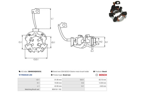 Holder, carbon brush, Image 2