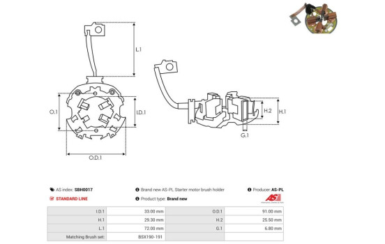 Holder, carbon brush, Image 2