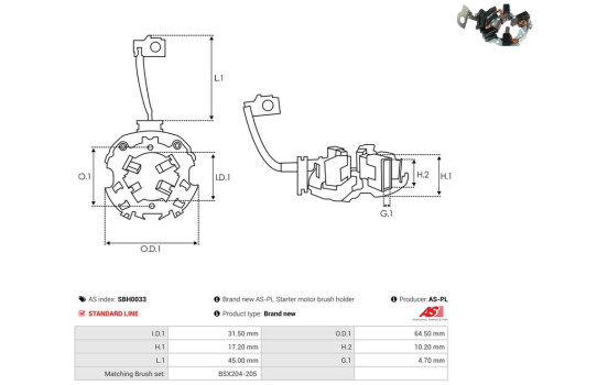 Holder, carbon brush, Image 2