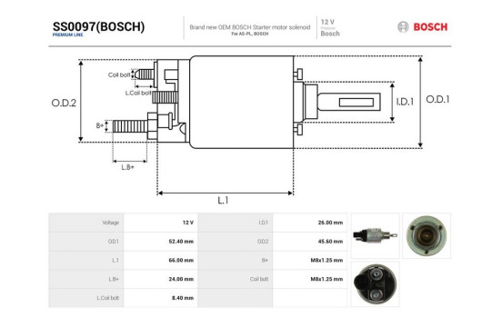 Magnetic switch, starter motor, Image 4