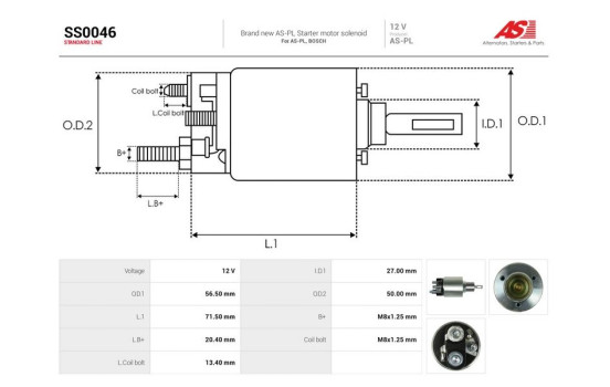 Magnetic switch, starter motor, Image 4