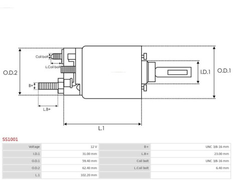 Magnetic switch, starter motor, Image 5