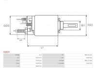 Magnetic switch, starter motor