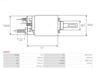 Magnetic switch, starter motor