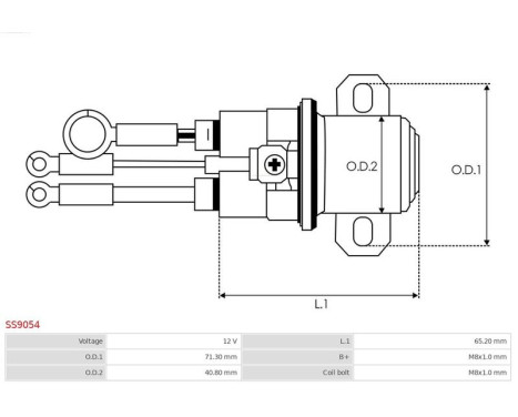 Magnetic switch, starter motor, Image 4