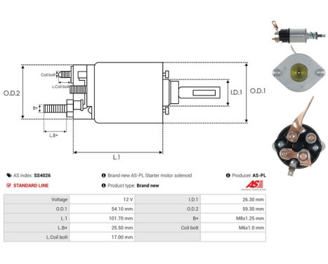Magnetic switch, starter motor, Image 4