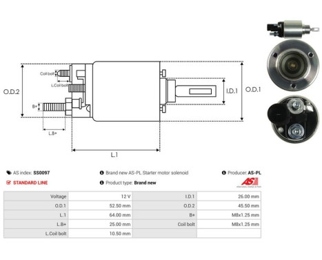 Magnetic switch, starter motor, Image 4